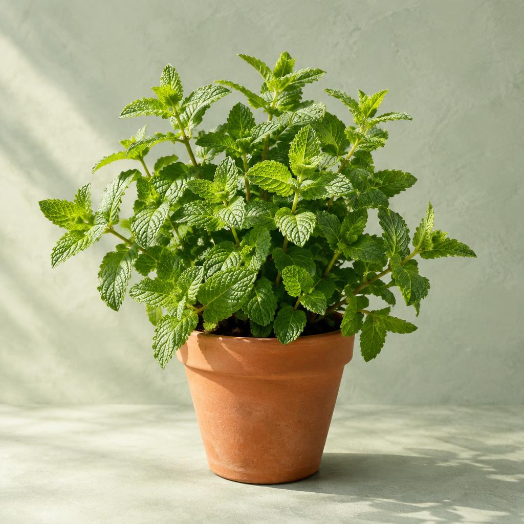 Living Garden Mint plant